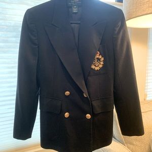 Ralph Lauren women’s blazer size 4P Navy